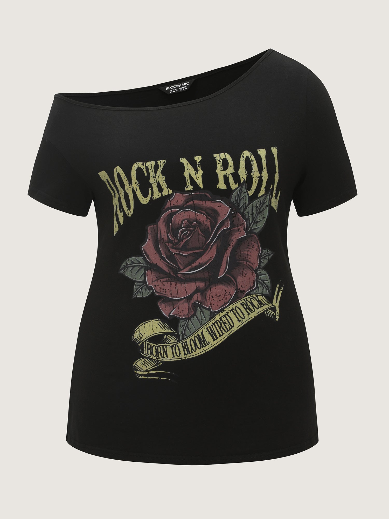 Cotton Rock And Roll Print T-Shirt
