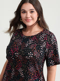 Pure Cotton Dense Floral Print T-Shirt