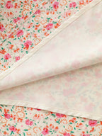 Floral Patchwork Print Drawstring Maxi Dress