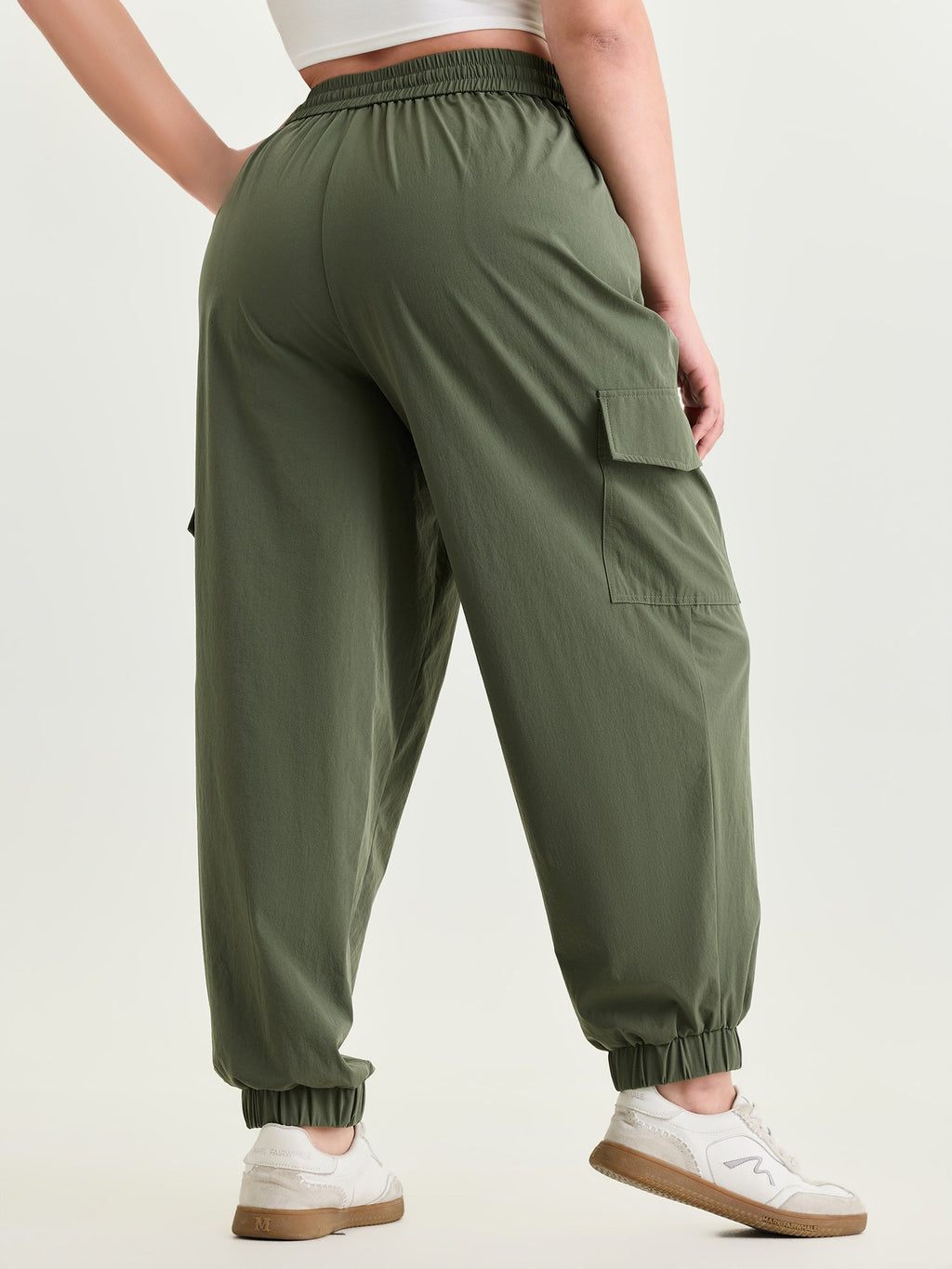 Elastic Waist Pocket Sweatpants