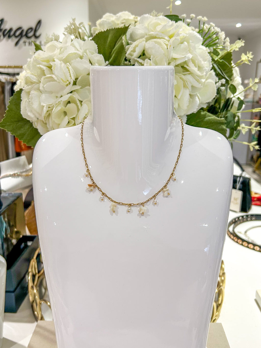 Gold Beaded Necklaces (12 Styles)