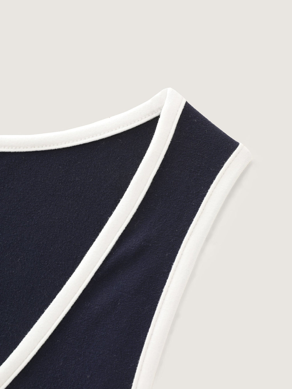 Stretchy Color Contrast Tank Top