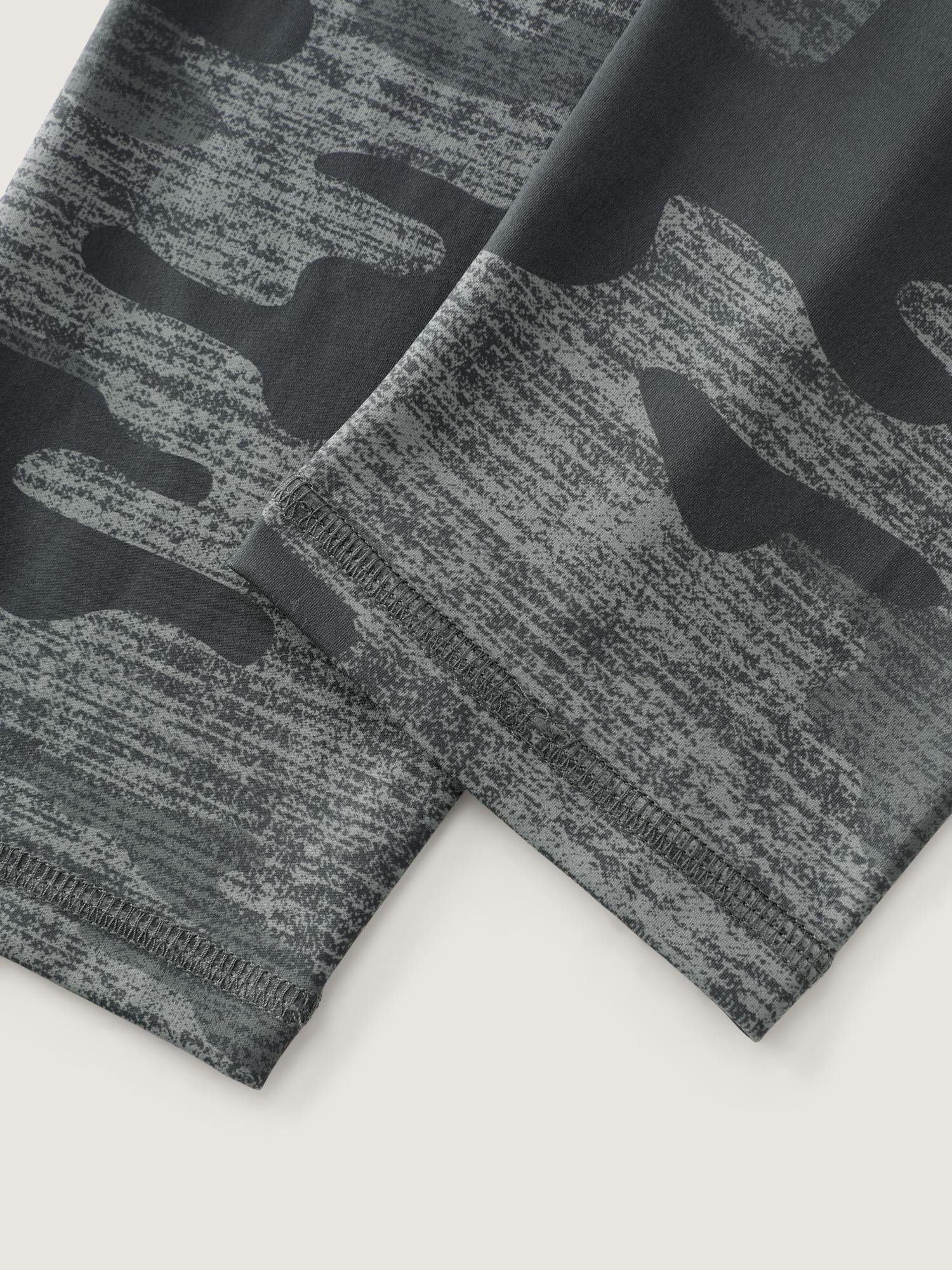 Geometric Print Stretchy Skinny-Fit Pants
