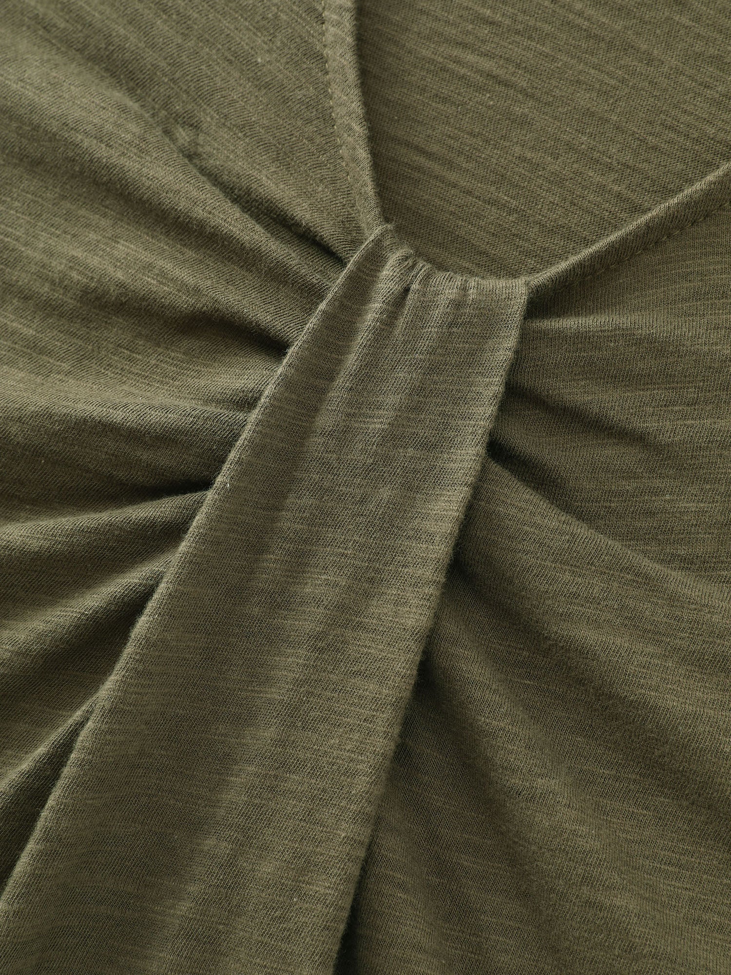 Cotton Open Back Detail T-Shirt