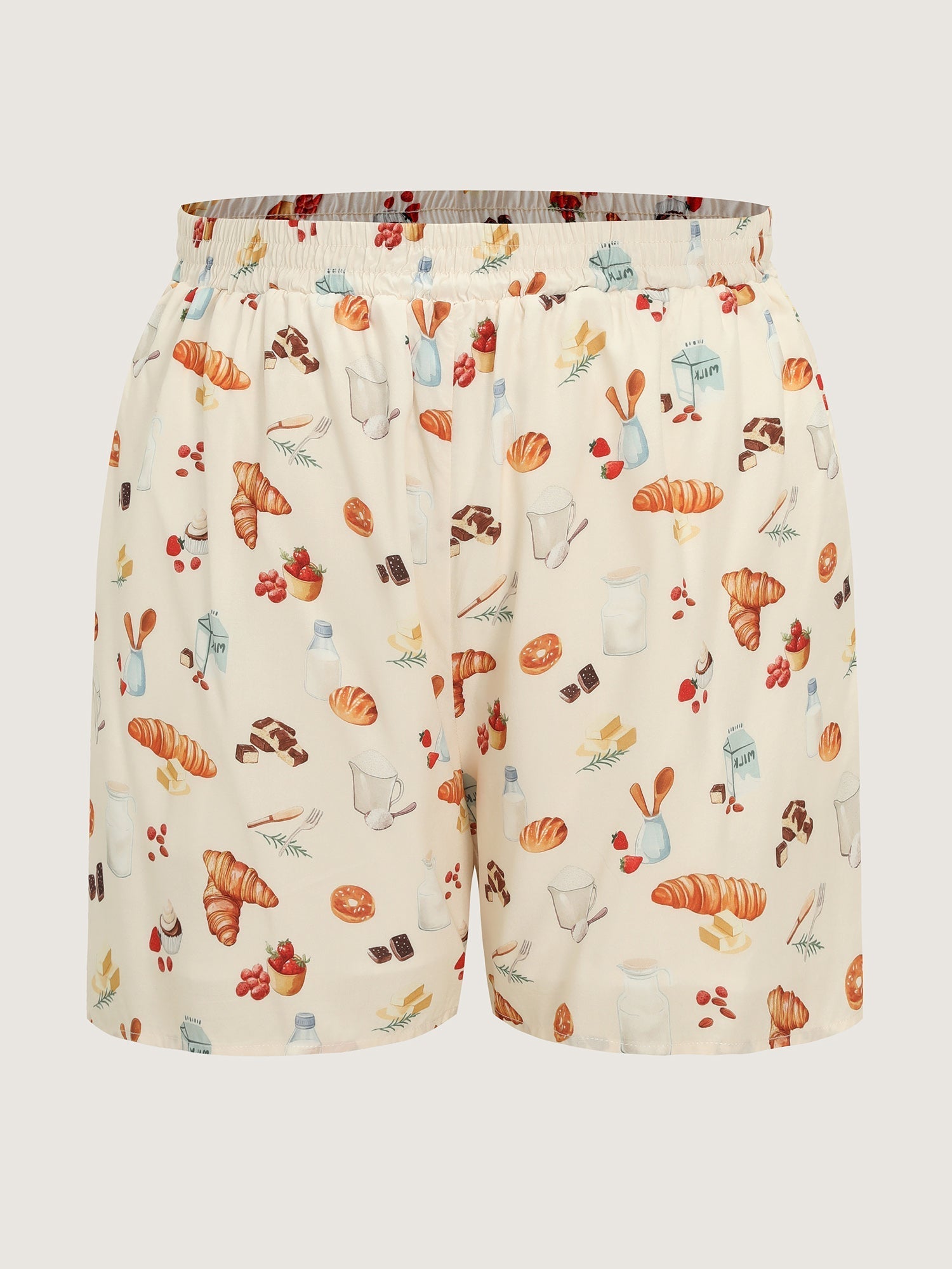 Supersoft Butter Croissant Print Lounge Set