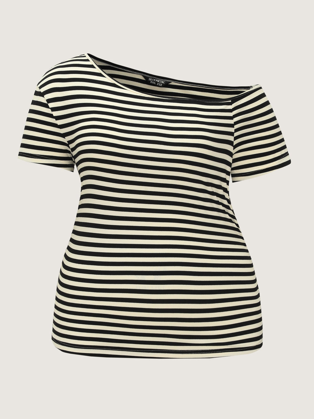 Stretchy Classic Striped Print T-Shirt