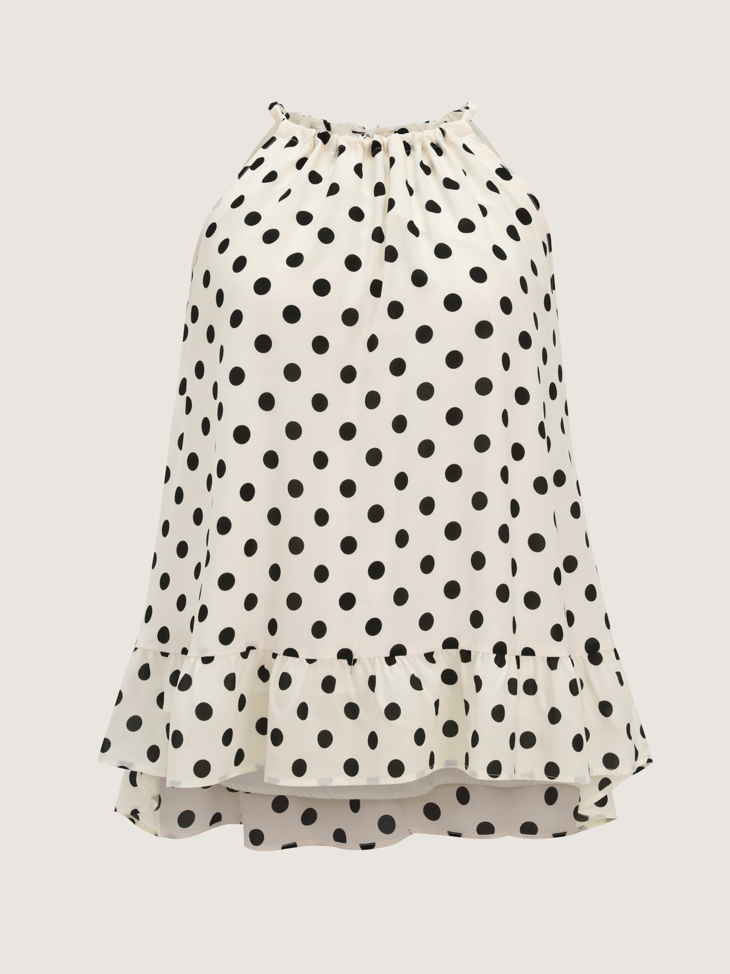 Polka Dot Charm Flowy Tank Top