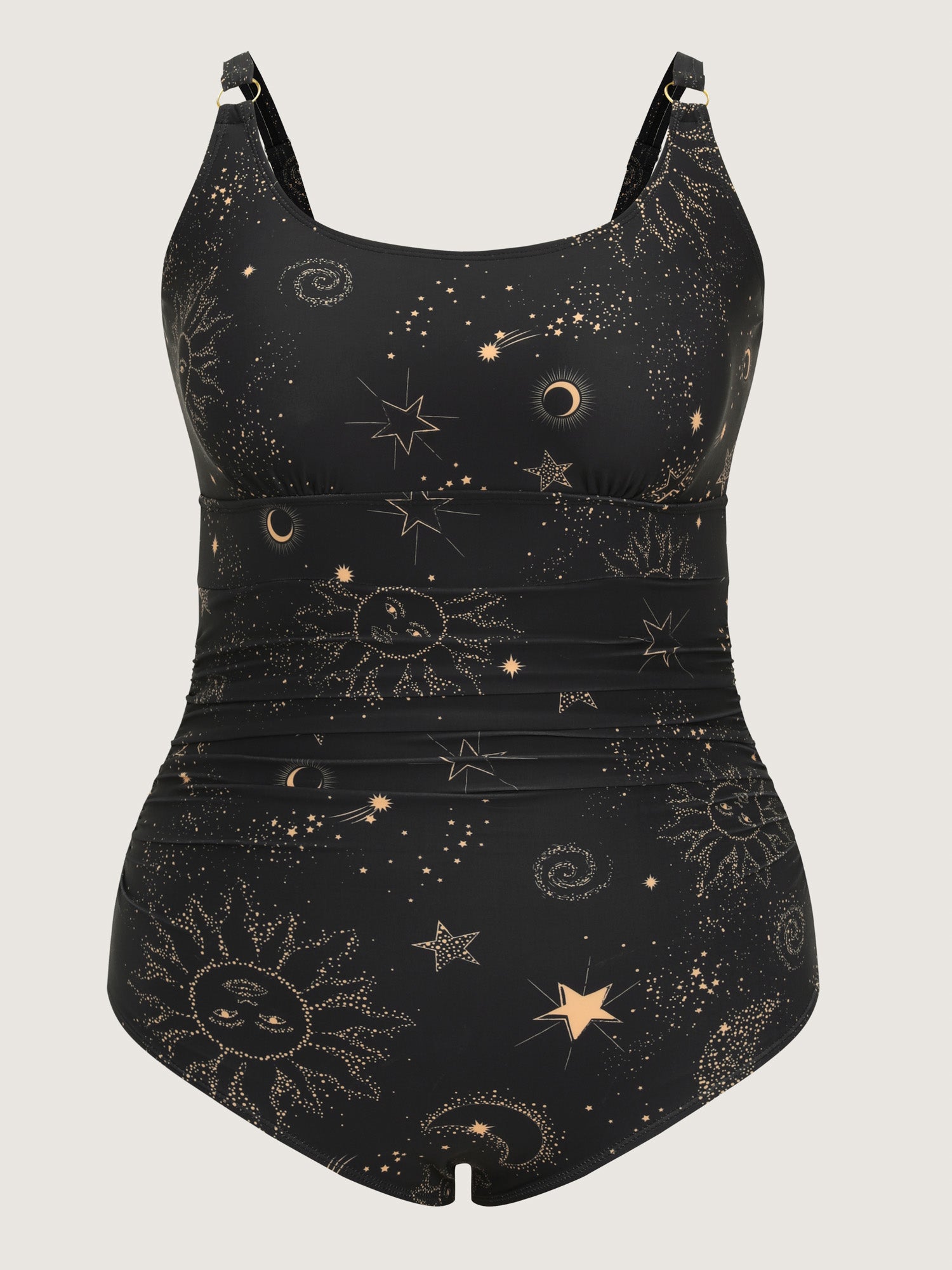 Sarong Set Star Print One-Piece Swimsuit