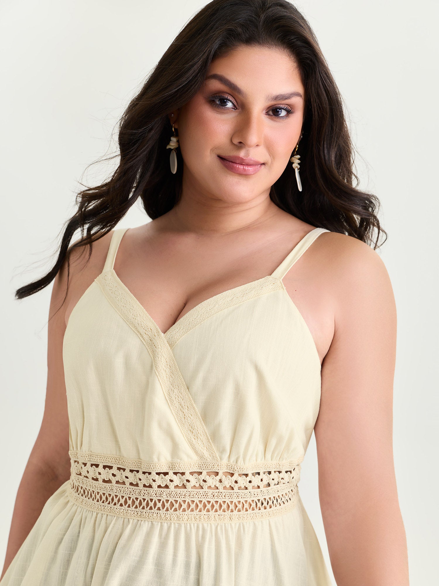 Breathable Contrast Waistline Tank Top