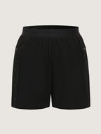 Wide Waistband Pockets Swim Bottoms