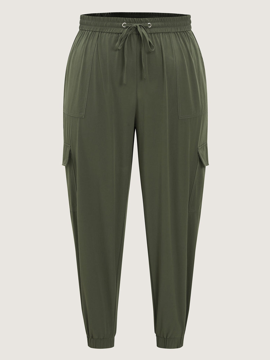 Elastic Waist Pocket Sweatpants