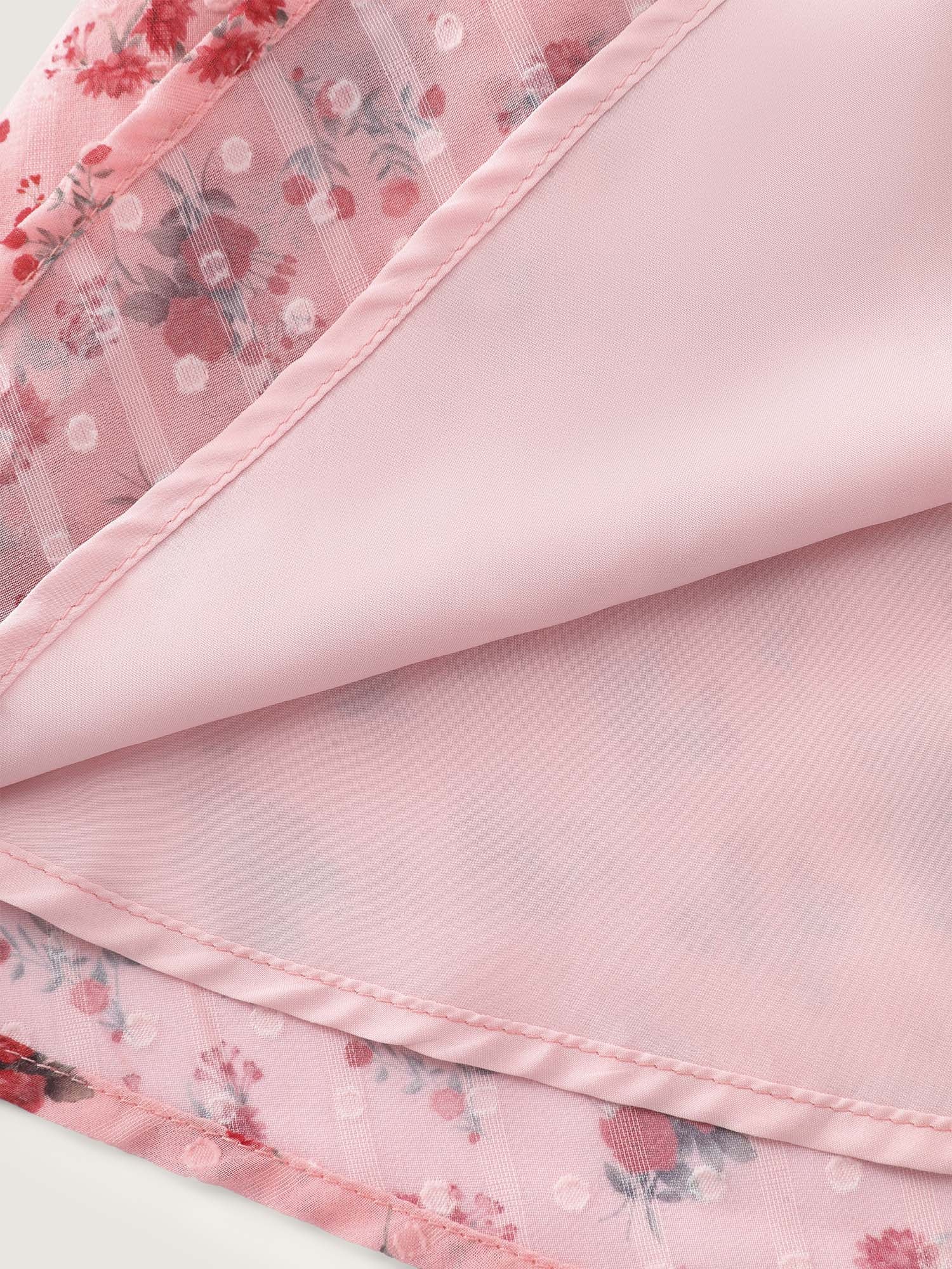 Floral Romance Bust-Friendly Shirred Blouse