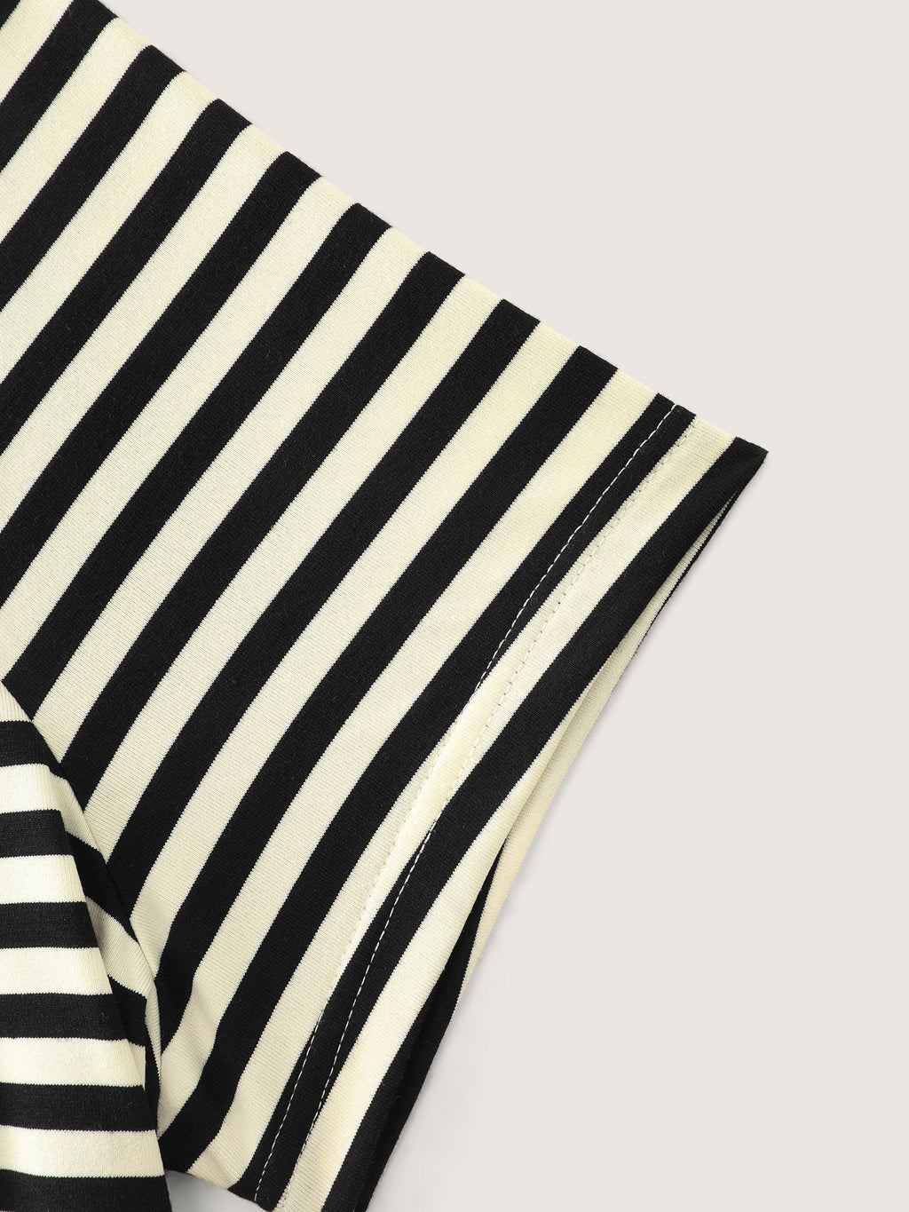 Stretchy Classic Striped Print T-Shirt
