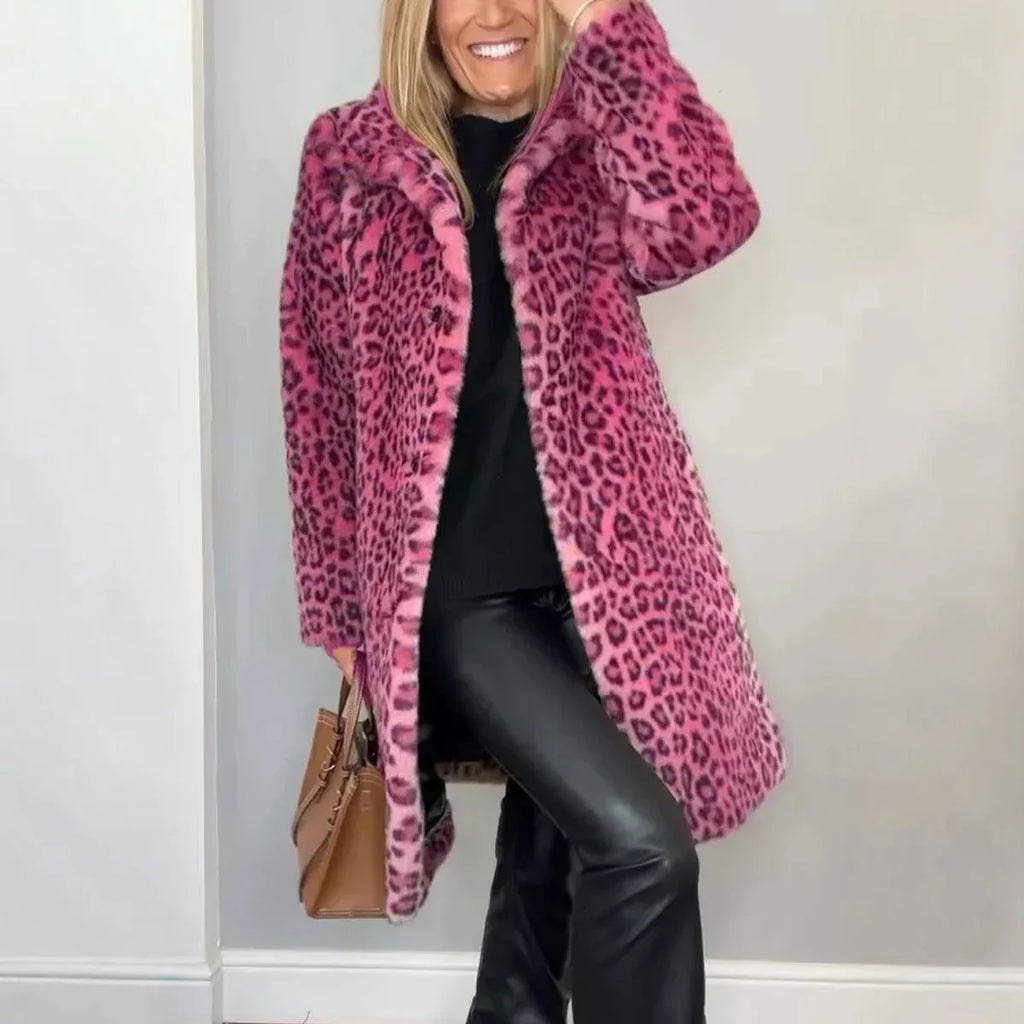 FURIA | Manteau Léopard Stylé