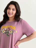 Supersoft Floral Print Lounge Dress