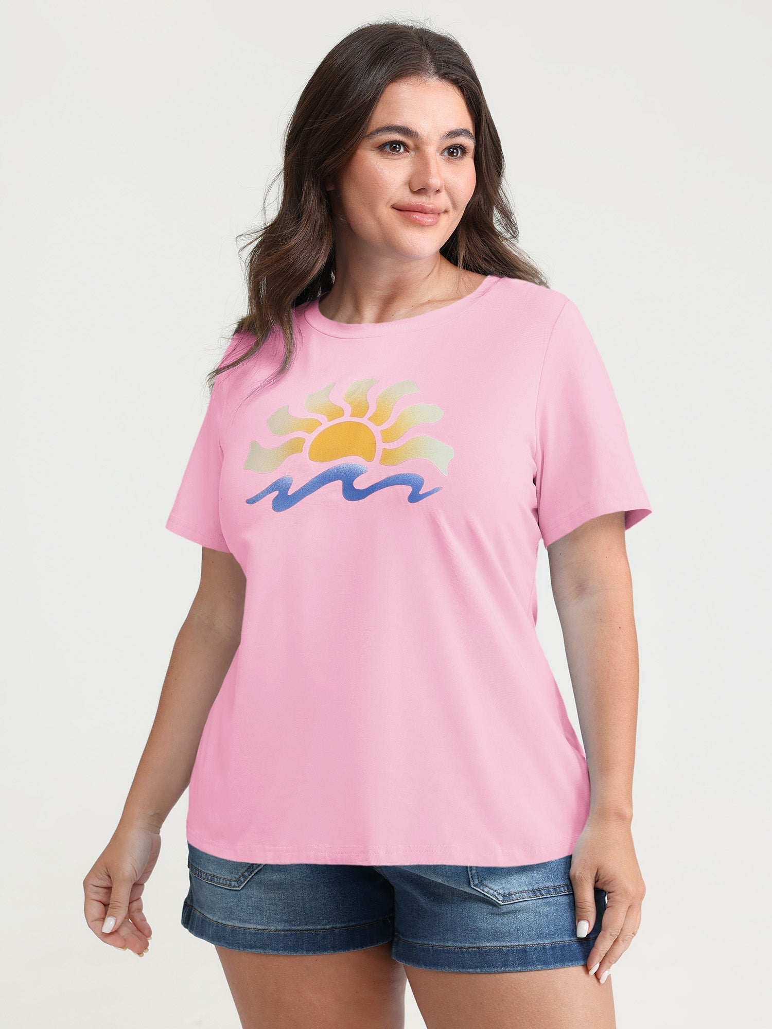 Cotton Sun Approved Crew Neck T-Shirt