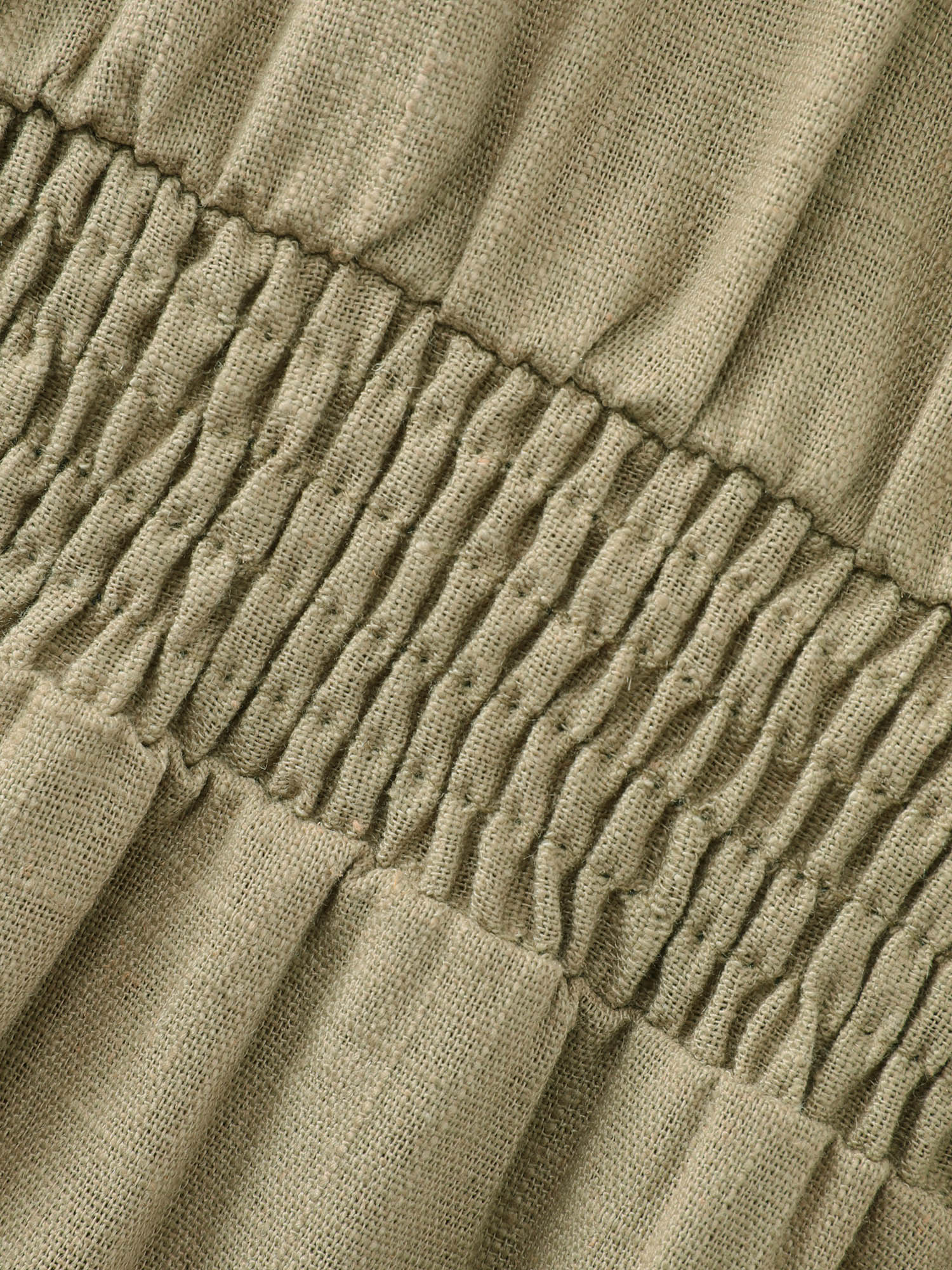 Cotton Linen Blend Sculpted Fit Tank Top