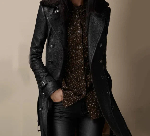 VALENTINA | Veste Simili En Cuir