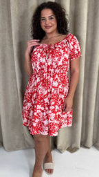 CurveWow Bardot Mini Tea Dress