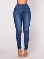 🖤 Sleek & Stretchy High-Waist Denim Pencil Pants – Chic, Comfy & Perfect for Every Outfit! 🔥