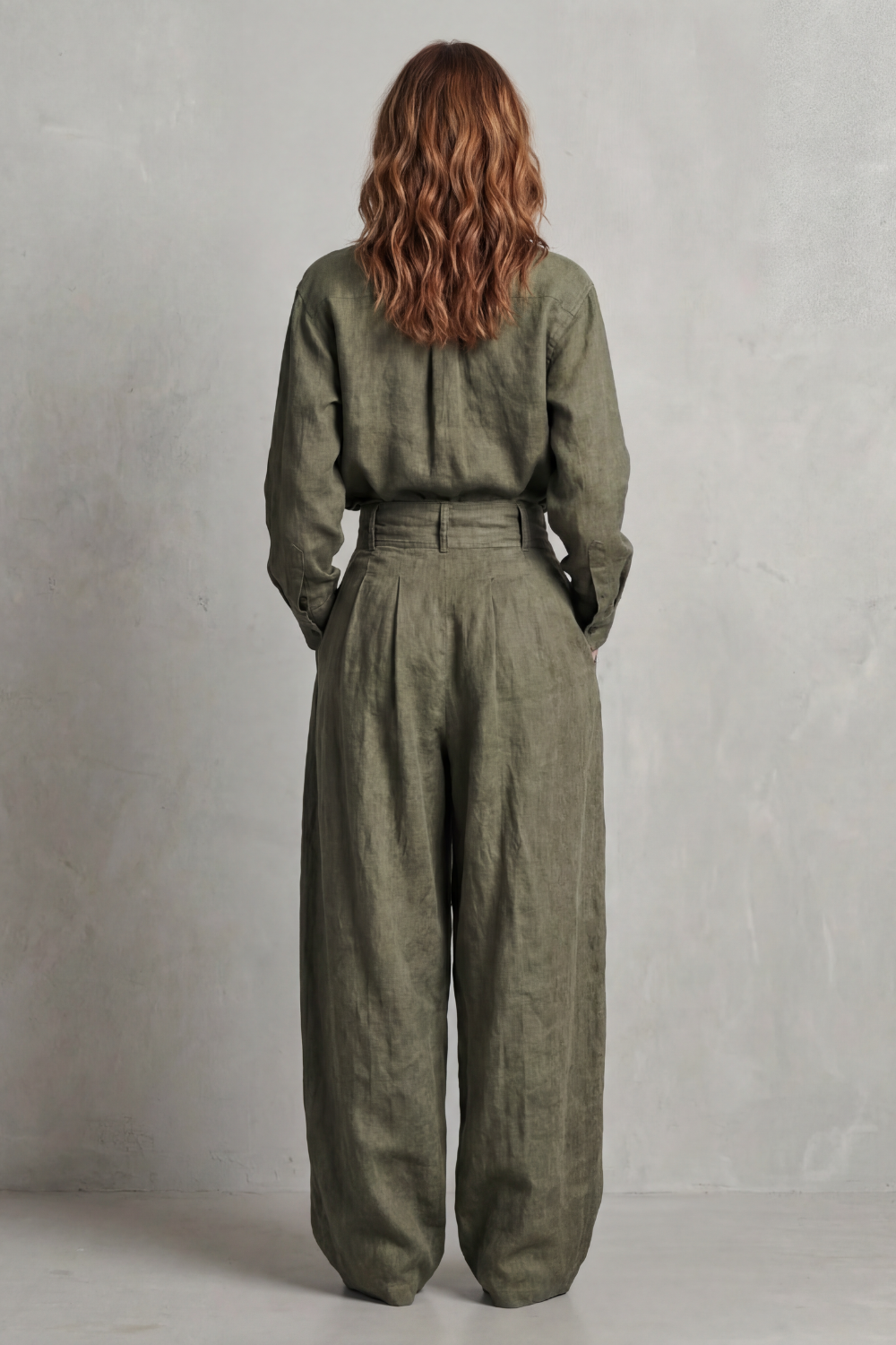 Savrielle – Relaxed neutral tailoring – Two-piece set