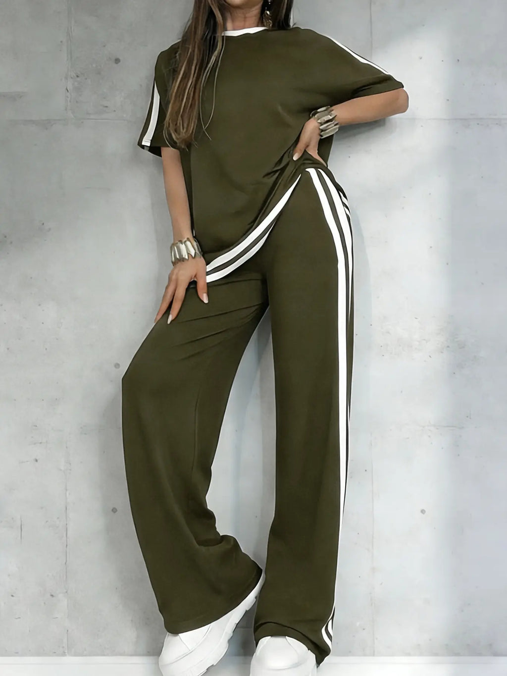 Women's Casual Athleisure Sportswear Set